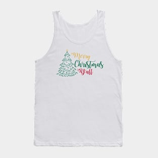 Merry Christmas Y'all Tank Top
